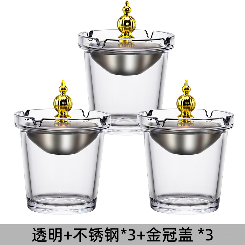 Version transparente *3 avec entonnoir et couvercle