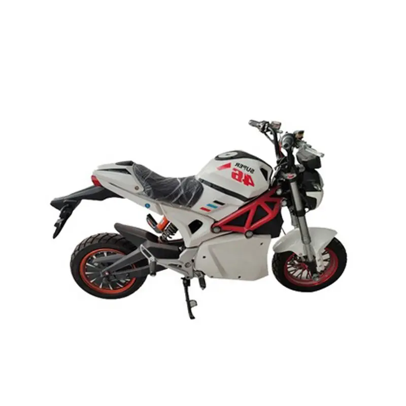 Klasik tasarım popüler Unisex elektrikli motosiklet büyük menzilli hızlı hızlı yarış yetişkin 5000w elektrikli motosiklet