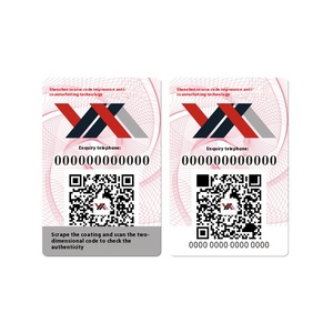 Variable QR <strong>Code</strong> Anti-Counterfeiting Self-Adhesive Packaging Labels Free Design Channel-Blocking Property - Product Image 1