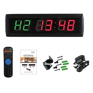 1.8 pollici Display a LED Timer digitale palestra intervallo allenamento Count Down/Up cronometro con telecomando per Garage palestra di casa - Product Image 6