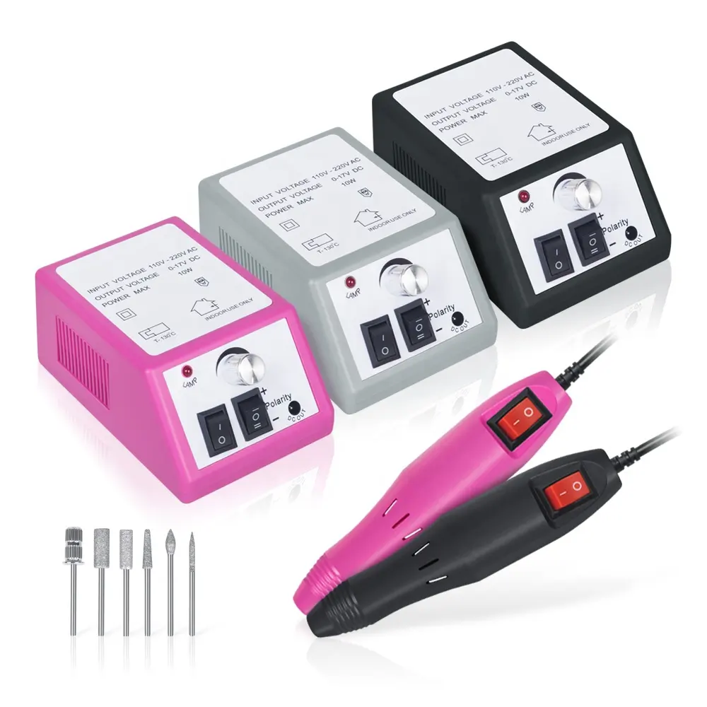 Electric Nail Drill Machine Set for Manicure Pedicure Cuticle Remover Machine Nail Grinding Repair microblading supplies