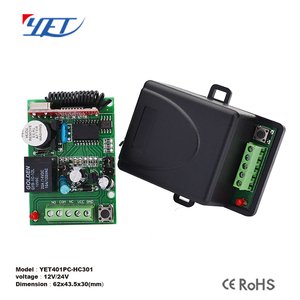 Universal 1 kanal 12V 24V 433mhz rolling code empfänger mit fernbedienung - Product Image 3