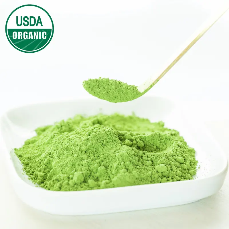 Té Matcha orgánico de hoja de Jade en polvo instantáneo certificado por USDA