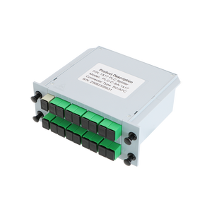 FTTH製造設備SCAPC/UPC光ファイバーLgxカセットスプリッター1x17 1:17 Plcスプリッターメーカー中国 - Product Image 3