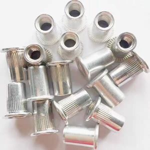 Somun perçin paslanmaz çelik UNF/UNF M3/4/5/6/8/10/12 1/4 5/16 3/8 1/2 raptiye üreticisi Hex tırtıllı ekle kör perçin somun somun perçin - Product Image 6