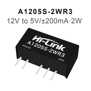 Módulo convertidor de potencia CC 3,3 ~ 13.2Vdc de salida dual de 12V a 2W 10,8/5/9/12/15/24V CC de 12V a 2W