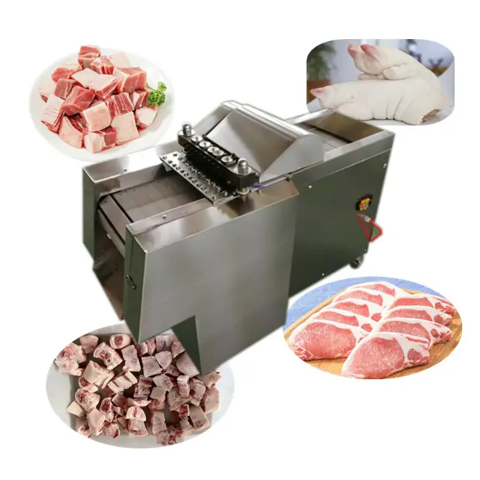 Manufacturer customized chicken cutting machine THAMESPORT frozen meat cube cutting machine pork cutting machine price