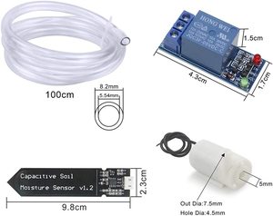 AIsmartlink For Garden Flower Self Watering with Soil Moisture <strong>Sensor</strong> 1 Channel 5V Relay Pump Automatic Irrigation DIY <strong>Kit</strong> - Product Image 5