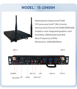 Portátil i5 10th Gen PC industrial windows10 mini juegos de computadora de escritorio mini computadora barata mini pc para panel plano interactivo - Product Image 5