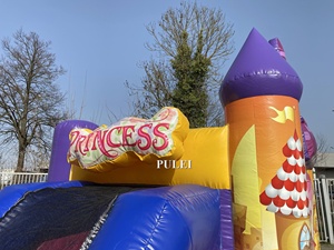 Prenses Mini kale çoklu oyunlar kale slayt Combo şişme engel kursu Combo Bouncy kale - Product Image 5