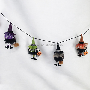 Búp bê không mặt vườn lùn Yêu Tinh biểu ngữ trang trí nhà Halloween trang trí Halloween Phù Thủy búp bê biểu ngữ trang trí - Product Image 2