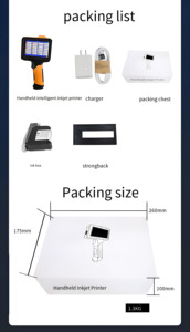 Дешевая прочная струйная машина для печати на даты, 12,7 мм - Product Image 5