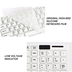Miniteclado y ratón inalámbrico Delgado, Conjunto Combinado portátil para Notebook, portátil, Mac, PC de escritorio - Product Image 4