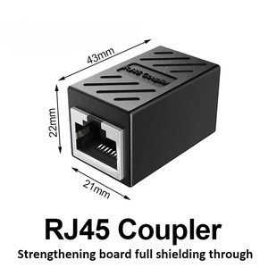 New RJ45 Connector Ethernet <strong>Adapter</strong> Gigabit Interface <strong>Network</strong> Extender Convertor for Extension Cable Female to Female - Product Image 4