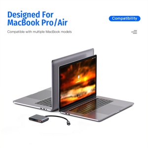 2025 Mobile Phone Accessories USB C Docking Station, 3 in 1 USB C HUB and Card Reader Combo with PD Charging Adapter - Product Image 4