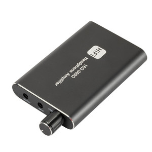 <strong>Portable</strong> 3.5mm in Ear Monitor <strong>Amplifier</strong> Amp Stereo Audio Out with Switch Powered Dual-<strong>Output</strong> HiFi Headphone <strong>Amplifier</strong> - Product Image 1