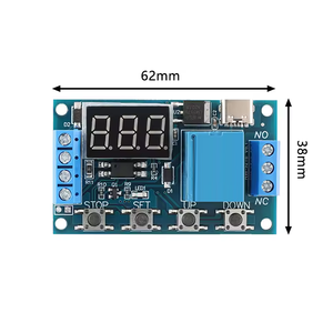 Type-C USB 1-Channel Relay Module 6-30V Trigger <strong>Time</strong> Delay <strong>Circuit</strong> 6-30V Cycle Open Electronic Components - Product Image 2