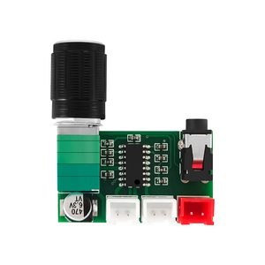Placa de amplificador de potencia de salida doble de 3W, perilla de volumen Pam8403, entrada auxiliar y fuente de alimentación USB de 5V, amplificador Digital para altavoces - Product Image 5