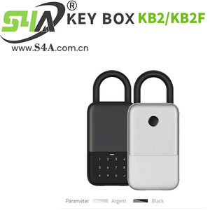 S4A Waterproof Smart <strong>Key</strong> <strong>Lock</strong> Box Tuya TTLock APP Passcode IC Card <strong>Blue</strong> Tooth <strong>Key</strong> Lockbox Wall Mounted &amp; Door Hanging Smart <strong>Lock</strong> - Product Image 2