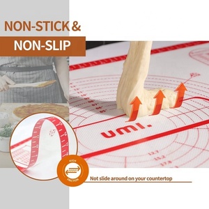 Cấp thực phẩm Silicone Pastry mat với không trượt trở lại & Đo lường đánh dấu-lý tưởng cho nướng, Bột nhào & cán - Product Image 6