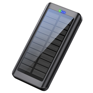 <span class=keywords><strong>2025</strong></span>新产品太阳能电源热趋势20000毫安双USB 2.1A超薄电子便携式充电手电筒