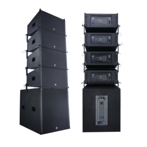 18 Inch Subwoofer Line Array <strong>Pro</strong> Sound Speaker System with Power <strong>Mixer</strong> Full Set for Professional Stage Music