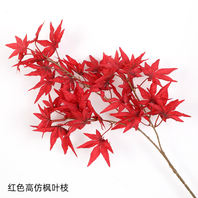 Feuilles d'érable rouge imitation de haute qualité