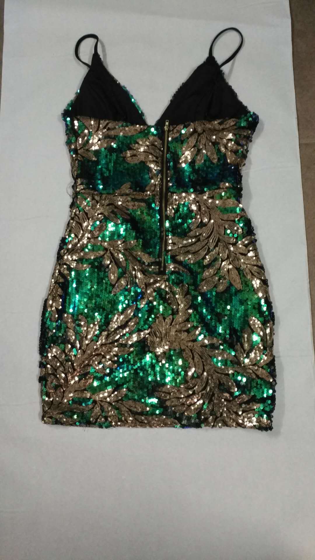 2020 Ecowalson New women's suspenders sexy skirt nightclub sequin dress women dress