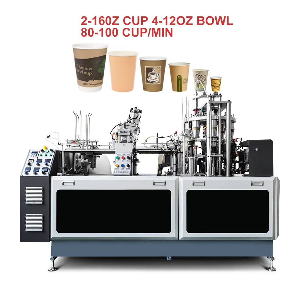 Máquina automática de fabricación de productos de papel desechables, lista de máquinas para hacer tazas de café