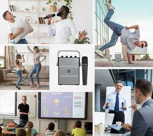 <strong>2025</strong> New Active <strong>Multi</strong>-<strong>functional</strong> <strong>Bluetooth</strong> <strong>Speaker</strong> with Handheld Microphone for Conference Church - Product Image 6