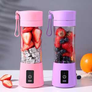Toptan ucuz yiyecek mikseri 380 ml yavaş elektrikli mini usb sıkacağı blender taşınabilir blender