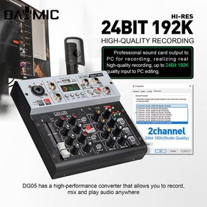 OEM <strong>Audio</strong> Mixer 24bit 192K Professional Sound Card Studio <strong>Audio</strong> <strong>Interface</strong> With BT 5.0 Mixing Console - Product Image 4