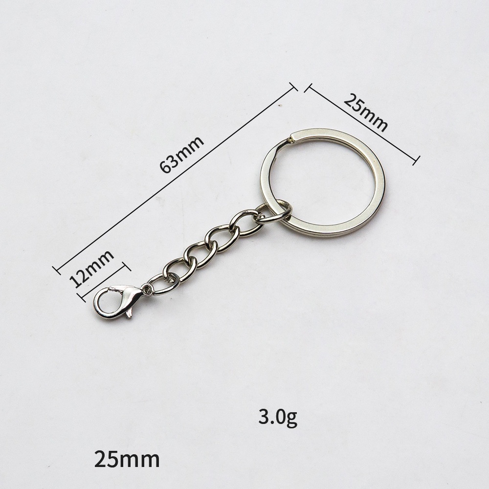 Boucle mousqueton 302 plate de 2,5 cm pour suspension.
