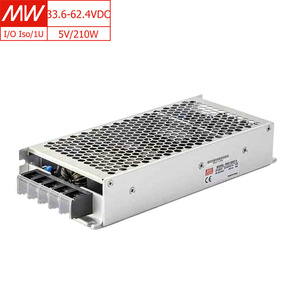 MEAN WELL RSD-300C-5, 33.6-62.4VDC <strong>Input</strong>, 4000VDC Isolation, 5V 42A <strong>Output</strong>, 210W Railway <strong>DC</strong>-<strong>DC</strong> Converter for Industrial Control - Product Image 1