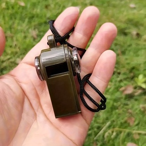 High Quality <strong>3</strong>-in-<strong>1</strong> Plastic <strong>Whistle</strong> Outdoor Camping Climbing Survival Tool with Thermometer and Compass - Product Image 5