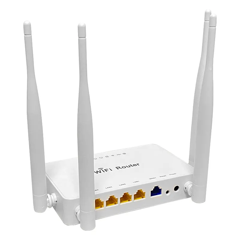 Router firmware bahasa Inggris 300mbps router wifi 4-port router nirkabel