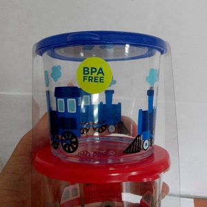 Bộ 3 Hộp Đựng Đồ Ăn Nhẹ Miễn Phí BPA, Có Nắp Đậy Lồng Vào Nhau - Product Image 3