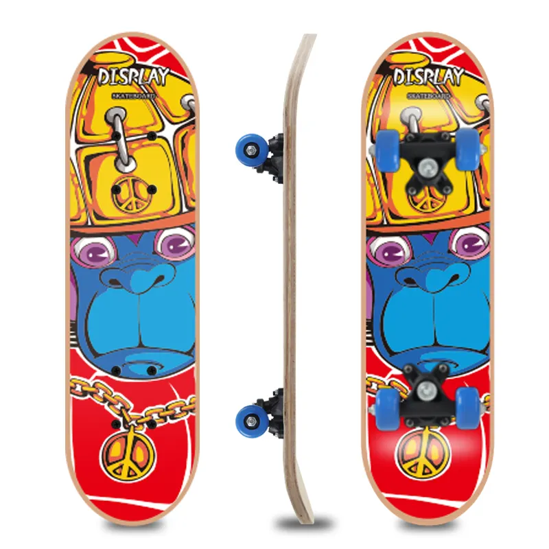 2023 vendita calda Skate Board prezzo a buon mercato PU/PVC Wheel Skateboard professionale Outdoor play Child Skateboard