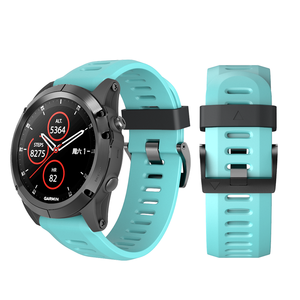Garmin Fenix 3/Fenix 3hr / Fenix 5X / Fenix 5XPlus用の交換用26mm幅ソフトシリコンウォッチバンド - Product Image 2