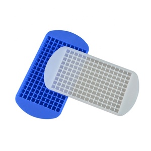 Khuôn Làm Đá Viên Bán Sỉ 160 Ô Nhỏ Khay Làm Đá Viên Vuông 3D Xinh Xắn Bằng Silicon - Product Image 4