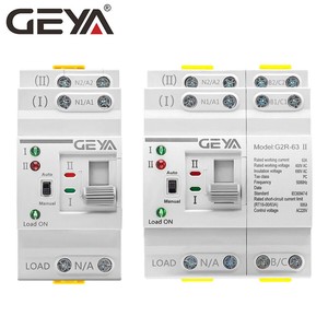 GEYA G2R 220V 16A 32A 40A 50A 63A自动转换开关 (ATS) 自动转换开关2P 4p发电机ATS控制器 - Product Image 1