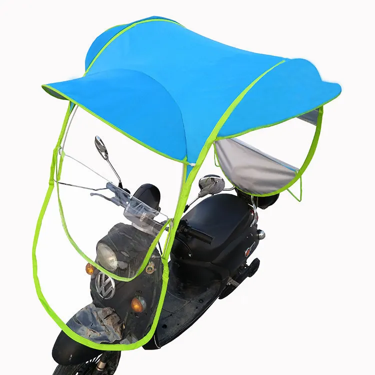 Parasol épaissi coupe-vent pare-brise moto parapluies pliable voiture électrique auvent parapluie