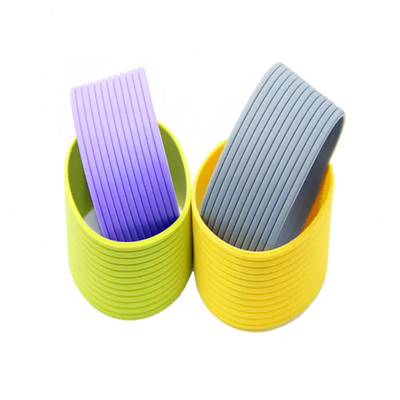 Custom Silicone Cup Sleeves Holder Rubber Cup Sleeve For Bottle And Cup Available In All Seasons