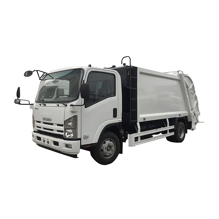 Venta caliente ISUZU700p 8cbm Compactador Camión de basura Precio 4x2 Camión de basura volquete para la venta