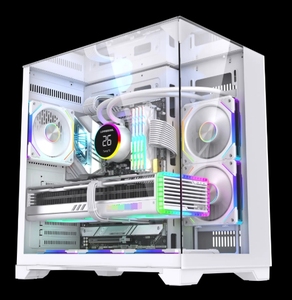 LOVINGCOOL Fábrica Custom Gaming Computer Cases and Towers Cpu Case Spcc Metal Vertical ATX Comput Desktop Cabinet Glass PC - Product Image 6