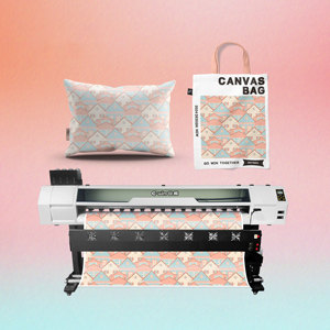 GW1802 çift XC90 kafa süblimasyon yazıcı seti geniş Format 1.8m spor Polyester kumaşlar BASKI MAKİNESİ süblimasyon - Product Image 1