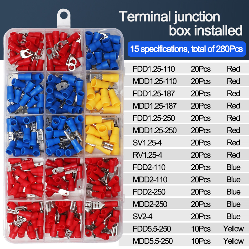 mixed type 280pcs