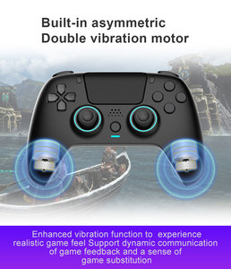 Controlador de motor de vibración P4 Gamepad Soporte P4/PC/Android/iOS Joystick con botones programables y sensor dinámico de seis ejes - Product Image 5