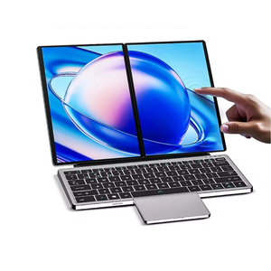 Nuovo 2 schermo portatile In-tel i3 1215U doppio 10.95 pollici IPS Touch Screen finestra 11 Computer da ufficio 2 in 1 Tablet PC Notebook WiFi 6 - Product Image 1