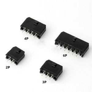 ขั้วต่อ Micro-Fit 3.0มม. แถวเดียวหัวเข็มมุมขวาหัวเข็ม2/3/4/5/6/8พิน MX3.0ซ็อกเก็ตชนิด43650 - Product Image 2